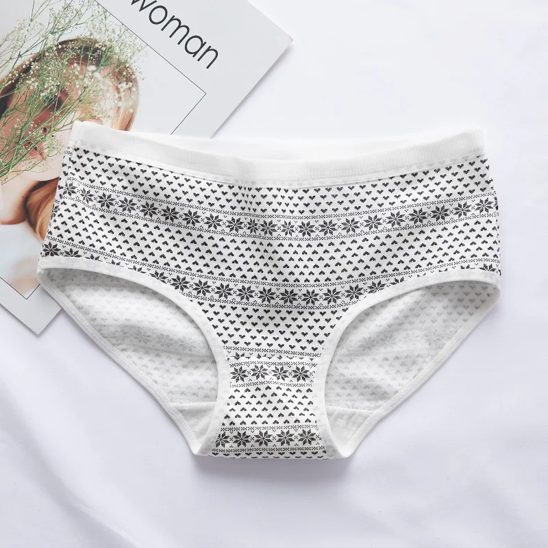 Хлопковые сексуальные трусики нижнее белье женские с принтом кролика для