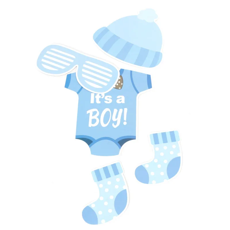 Детская любовная интересная фотокамера It's A Boy Girl Реквизит Baby Shower фотография 25