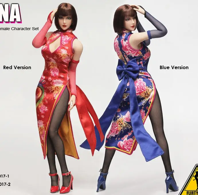 Коллекция 1/6 года. Аксессуары для женской одежды Tekken ANNA. Аксессуары для экшн-куклы 1". Тело не входит в комплект