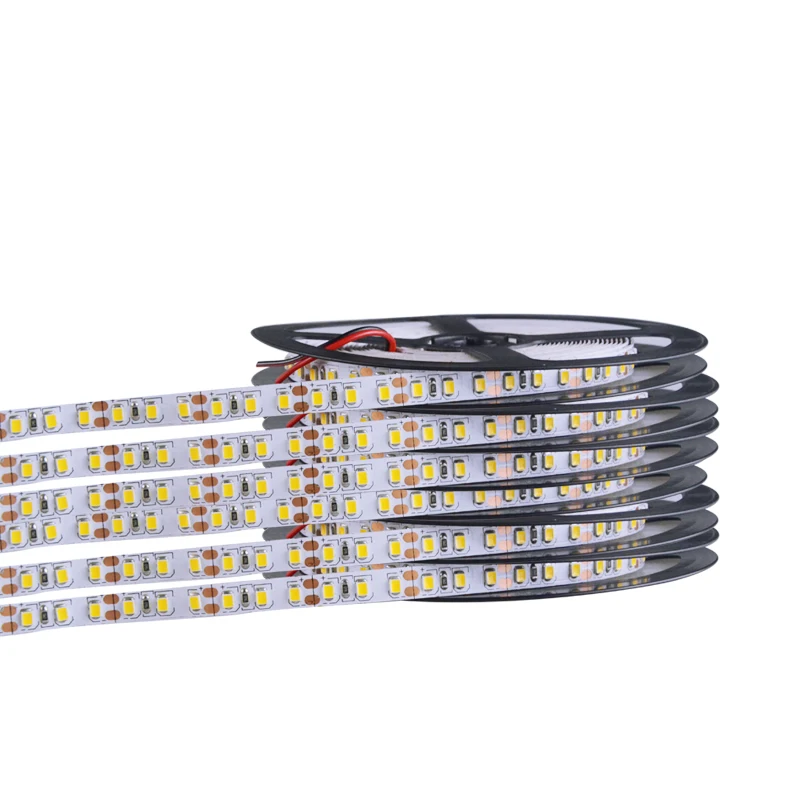 Foxanon СВЕТОДИОДНЫЕ Полосы света 5 М 2835 SMD DC 12 В 240 60leds/М водонепроницаемый IP65 IP33 Гибкая Лента Строка СВЕТОДИОДНЫЕ лампы света Ночь декор