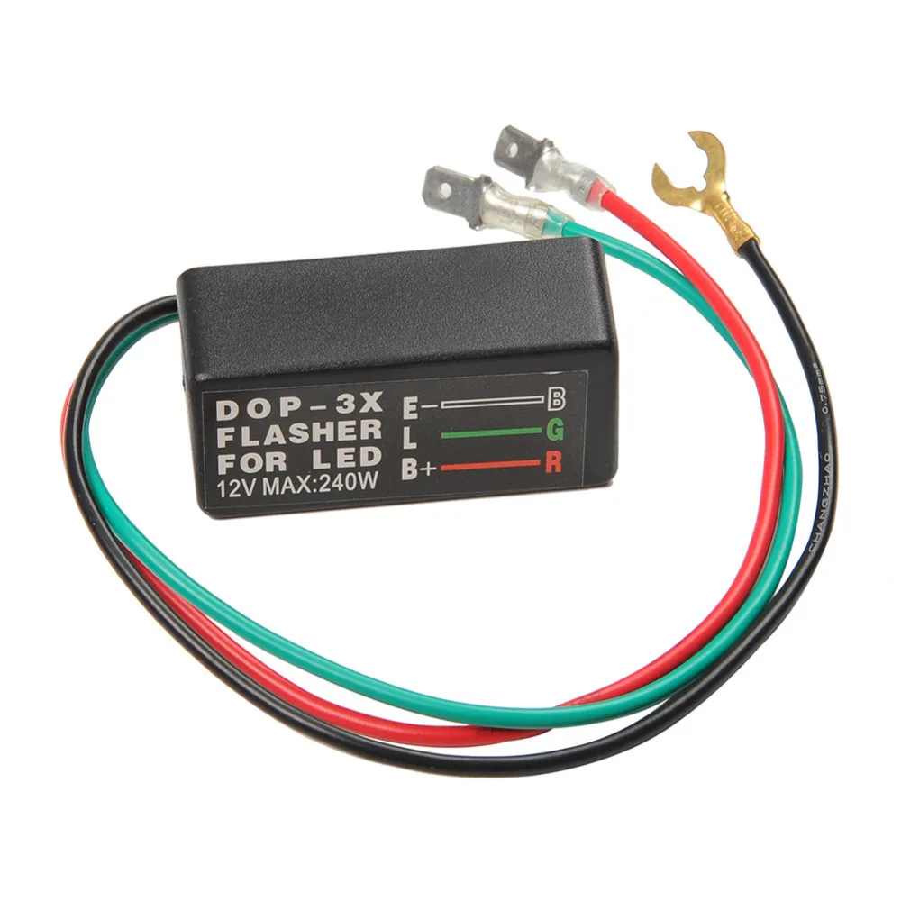 Светодиодный сигнальный фонарь для мотоцикла и автомобиля 12 В водонепроницаемый