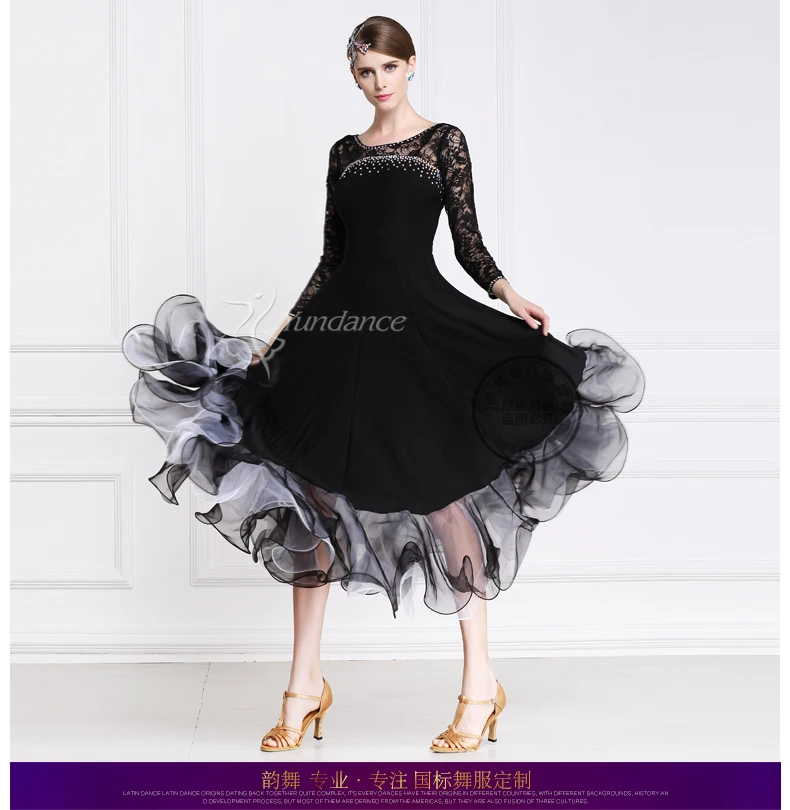 

Платье для бальных танцев на заказ для девушек, платье для танго, Женский стандартный костюм для фламенко, сценический бальный костюм, D-0403