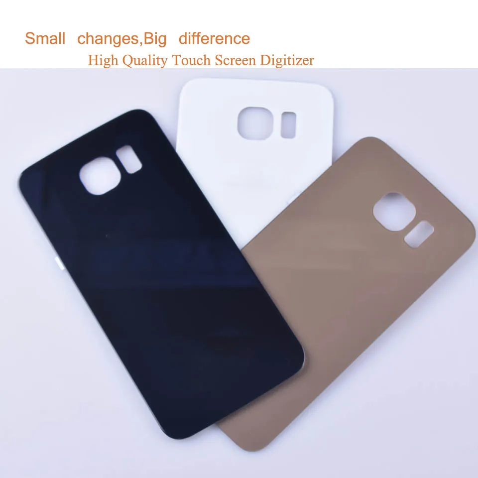 Крышка батарейного отсека для Samsung Galaxy S6 G920 G920F G9200 G920A|Корпусы и рамки мобильных