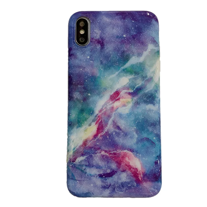 Мраморный чехол для Coque iphone XS MAX из мягкого ТПУ задняя крышка 6 S 7 8 Plus X XR защитный |