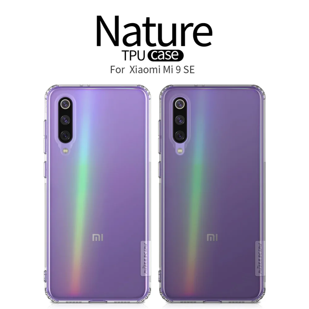 Nillkin для Xiaomi Mi 9 SE чехлы телефонов прозрачный мягкий Силиконовый ТПУ защитный
