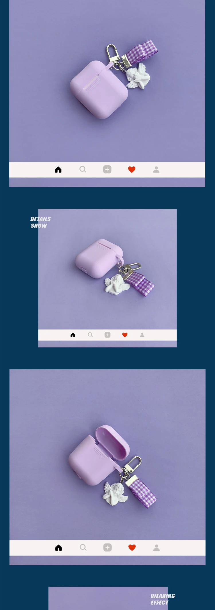Элегантный силиконовый чехол angel для Apple Airpods, чехол, аксессуары, Bluetooth наушники, мультяшный защитный чехол, милый ангел, брелок