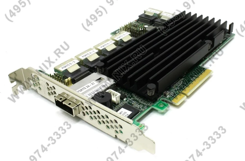 

RaidStorage Avago LSI MegaRAID 9280-24i4e LSI00211 New 28 port 512MB cache SFF8087 6Gb RAID0.1.5.6 PCI-E 2.0 X8 Controller Card