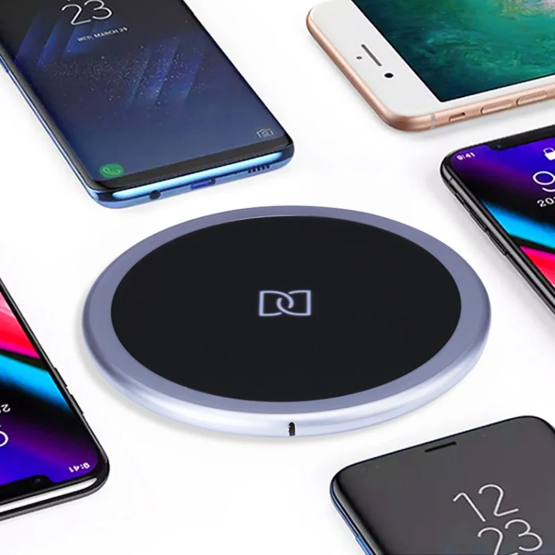 7 5 Вт Qi Беспроводной Зарядное устройство для iPhone X/8 плюс мобильный телефон