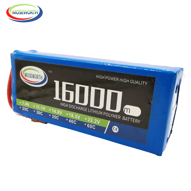 3S RC LiPo батарея 11,1 V 16000mAh 25C 3S батареи для RC квадрокоптера вертолета самолета автомобиля дрона лодки грузовика RC батареи LiPo