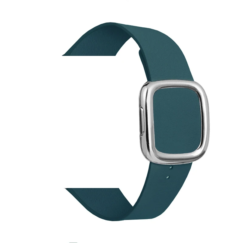 Чехол из натуральной кожи современный стиль ремешок для наручных часов Apple watch