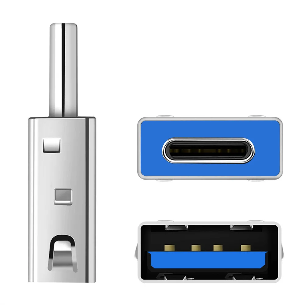 Из Металла Тип C USB-C мужчин и женщин USB3.0 Адаптер конвертера OTG для samsung Note9 зарядного устройства передачи данных OTG адаптер 56