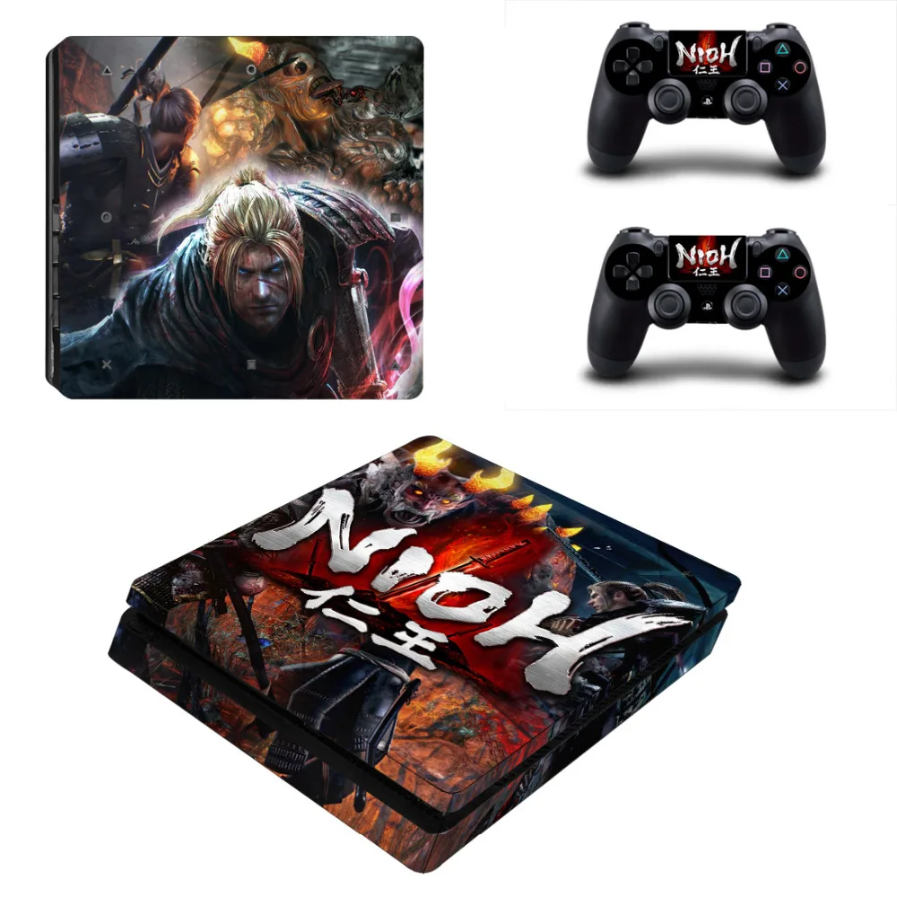 Игра Nioh наклейка PS4 тонкая кожа Стикеры для Sony Игровые приставки 4 консоли и 2