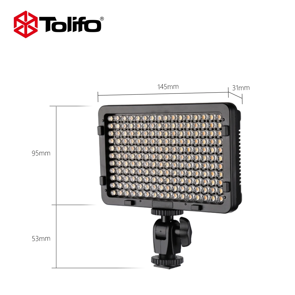 Tolifo PT 216b 13w 216 pcs светодиодный ные лампы с регулируемой яркостью Bi Color 3200K 5600K