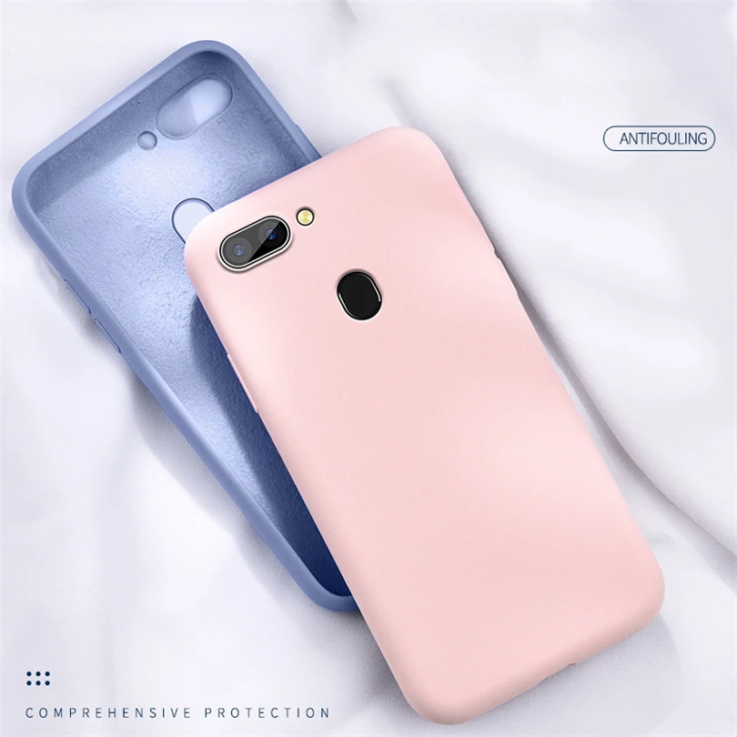 Мягкий чехол для OPPO Reno 10x Zoom F11 F9 A7X F1S A59 A83 R11 R11S Plus R17 R15 Pro K1 R15X из жидкого силикона и