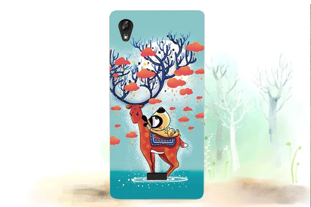 Роскошный мягкий чехол из ТПУ с 8 рисунками оленей Эйфелевой башни Супермена