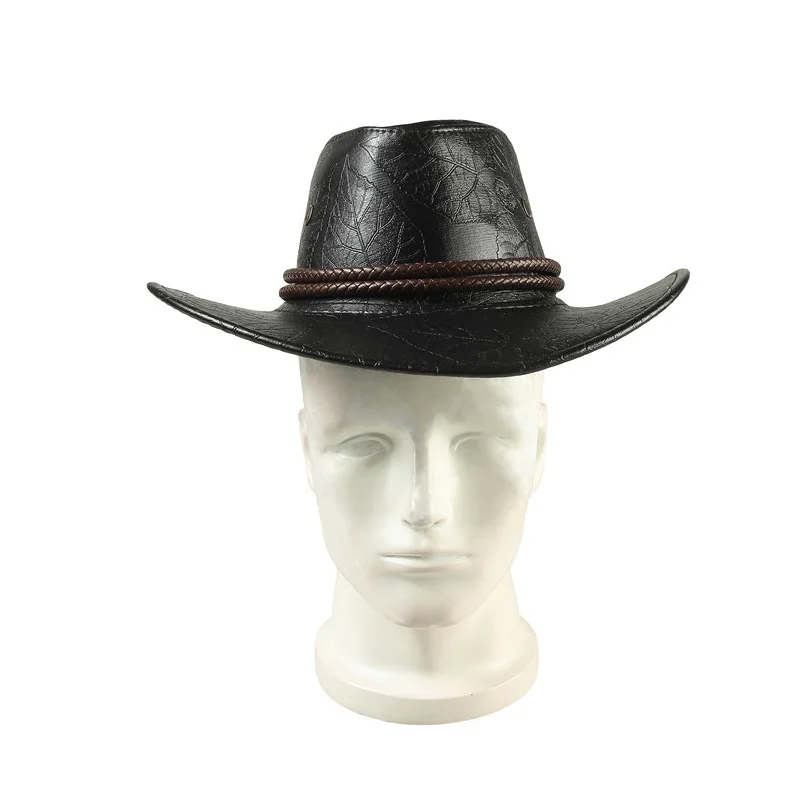 Hat Only Игра Red Dead Redemption 2 костюм ковбоя Артура Моргана Косплей кожаная форма Хэллоуин Карнавальный Наряд полный костюм на заказ - Цвет: Hat Only