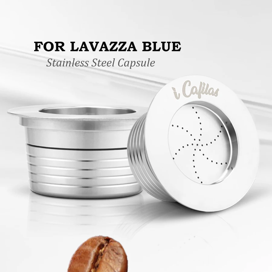 Многоразовые фильтры для кофе Lavazza синего цвета из нержавеющей стали для Lavazza LB951& CB-100, многоразовые капсулы для кофе