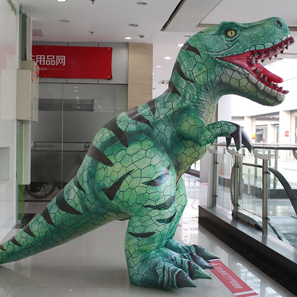 Новинка, 2 метра, маскарадный костюм для взрослых, костюм динозавра t-rex, вечерние, Пурим, фантазия, надувной, на Хэллоуин, карнавальный костюм для взрослых