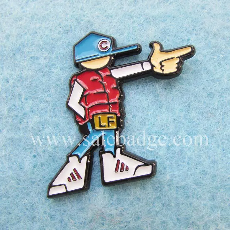 Изготовленный На Заказ отворот булавка Милая синяя лошадь Высокое качество