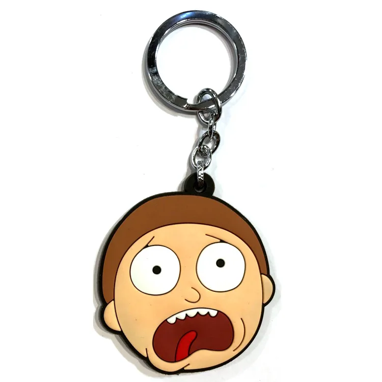 Модель коллекции Rick And Morty брелок с игрушкой Pickle Rick брелок для ключей фигурка Q Edition сумка брелок на подарок игрушка