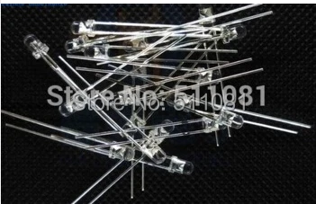 20 шт прозрачный 3 мм светодиод. От белого до синего ультра яркий|white blue|white 3mm ledwhite led