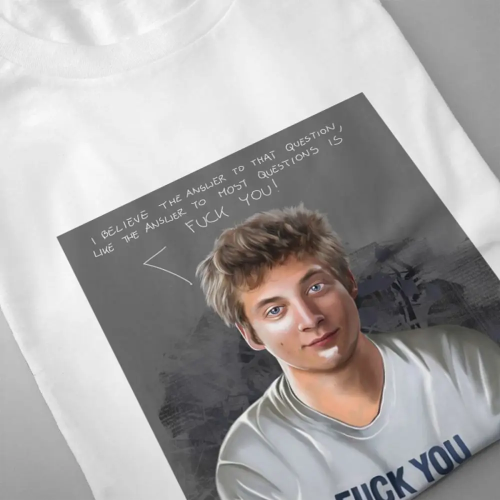 Футболка для губ Carl Gallagher 3D принт футболка органический хлопок S-6XL Camiseta tv