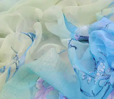 Модная леди шифоновая женская шаль для шеи женщин платки ретро цветочный обернуть украсть теплый подарок летний популярный новый.