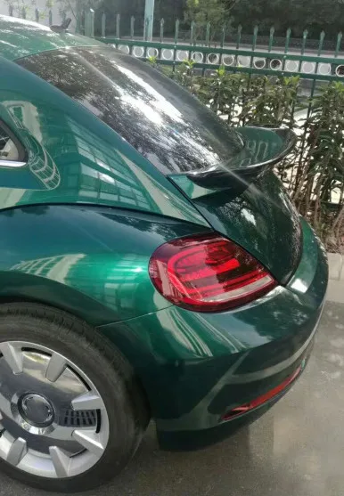 Зеленый Для Volkswagen Beetle спойлер Высокое качество ABS Материал заднее крыло автомобиля праймер цвет задний спойлер 2012 - Цвет: Зеленый