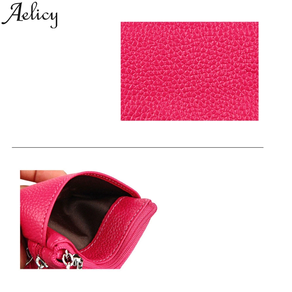 Aelicy, модный мужской женский студенческий короткий кошелек, сумочка, кожаная сумка с несколькими карманами, посылка для карт, держатель для карт, сумка для карт