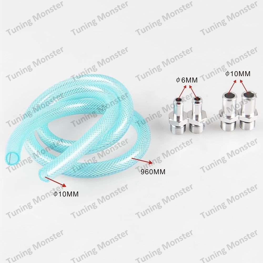 Tuning Monster Universal Baffled Aluminum Oil Catch Can Reservoir Tank / | Filter Sets