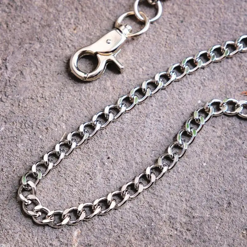 1/2/3 слой Рок Панк крюк брюки талия звено ремень цепь для мужчин женщин