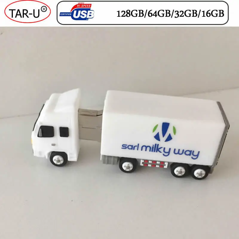 Новая модель мягкая ПВХ грузовик usb флэш-накопитель 16 ГБ 32 ГБ 64 Гб карта памяти с печатью логотипа флэш-накопитель