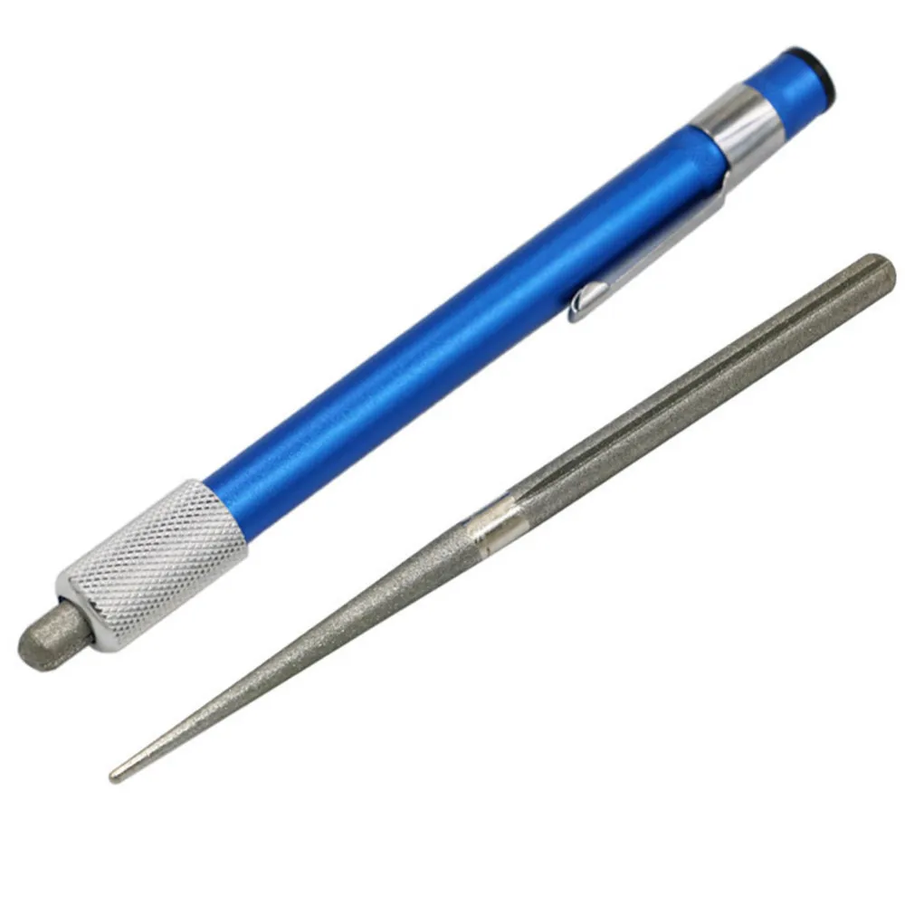 Точилка для ножей наружный инструмент рыболовного крючка форма ножа ромбовидная