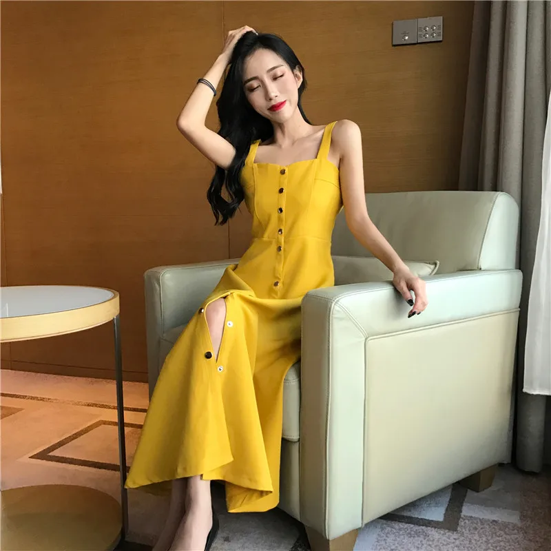 Женское платье туника на бретельках облегающий сарафан без рукавов