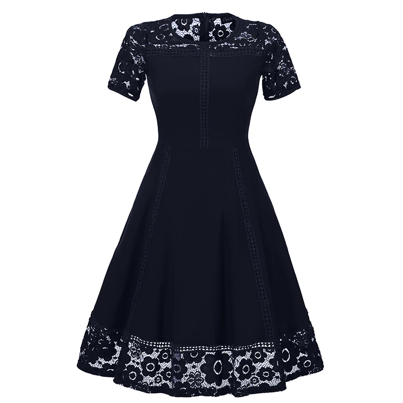 Пикантные Винтаж Лето Кружево круглый Средства ухода за кожей шеи короткий рукав