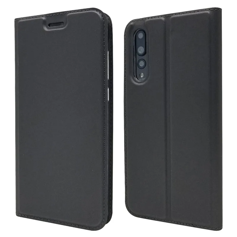 Роскошный чехол бумажник для телефона Huawei P20Pro из искусственной кожи с магнитным