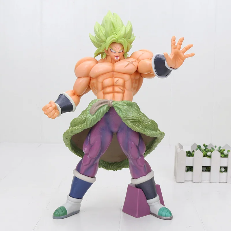 2 opp bag 32 см большой Драконий жемчуг супер Sayian Broly Broli 20th фильм ПВХ фигурка игрушки - Цвет: 2 opp bag