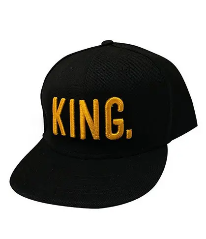 Бесплатная доставка королевская королева золотые буквы вышивка Snapback шляпы