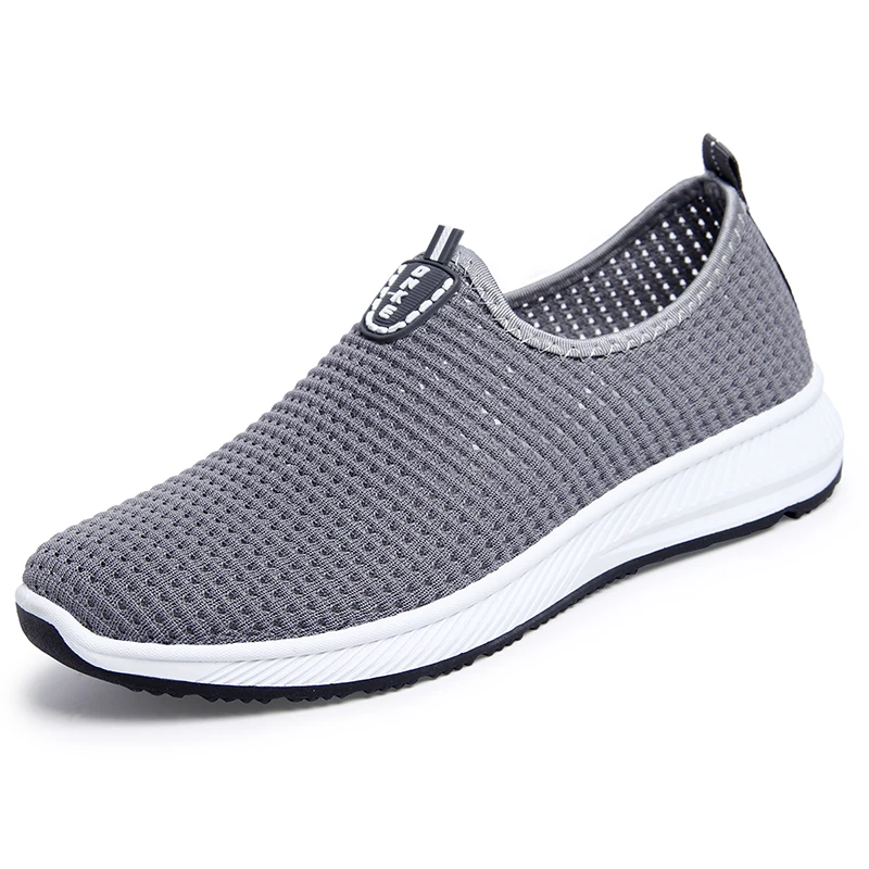 VESONAL 2020 Summer Breathable Mesh Sneakers Men Shoes Comfortable Slip On Male Loafers Casual Walking Footwear AA02 | Обувь