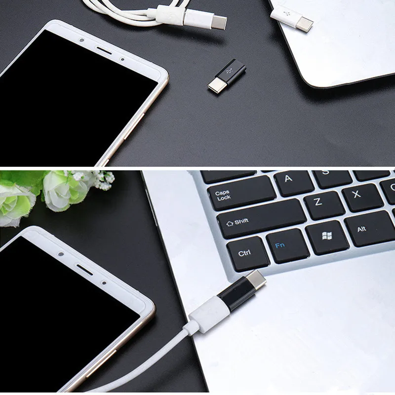 4 шт. USB 3 1 Тип C папа к Micro Женский конвертер адаптер конвертер|Кабели для