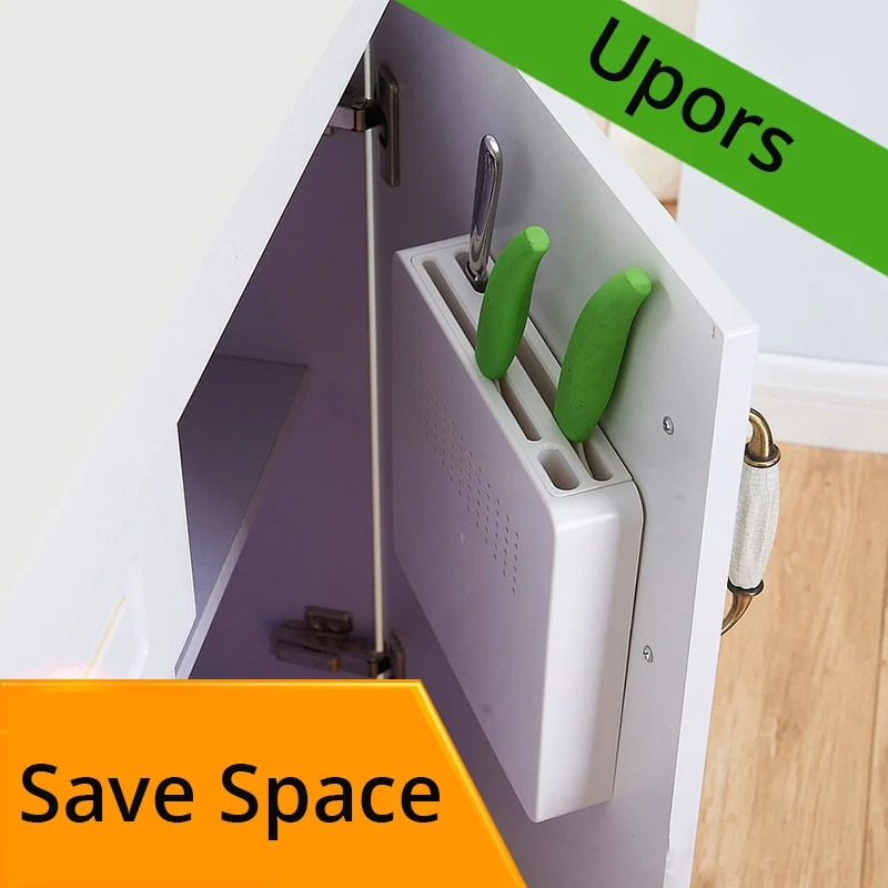 Держатель для кухонных ножей Upors скрытая Керамическая Настенная подставка