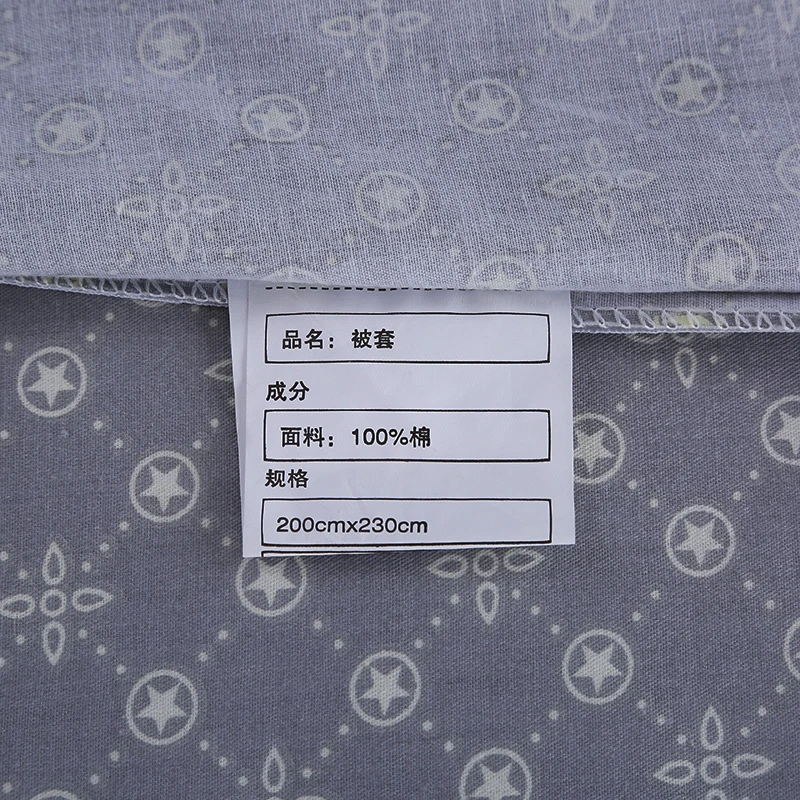 Современные Стильные серые текстильные постельные принадлежности для дома с