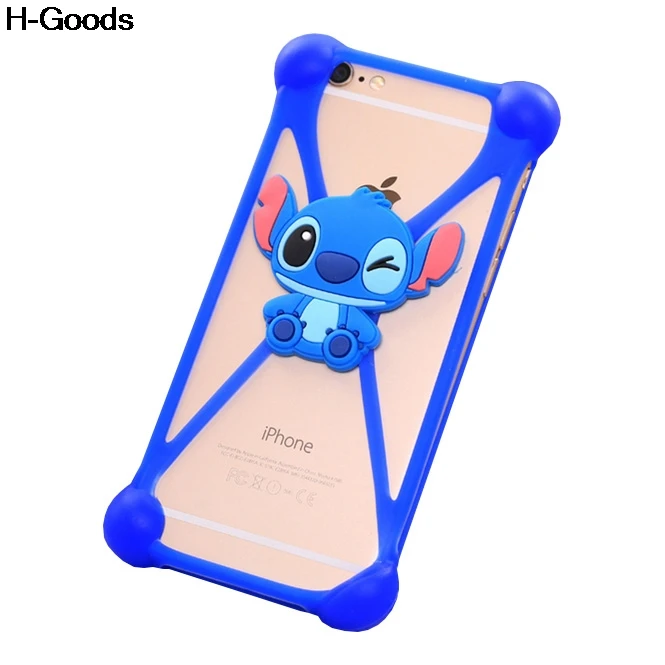 Милый 3D Мультфильм универсальный силиконовый чехол для мобильного телефона Haier