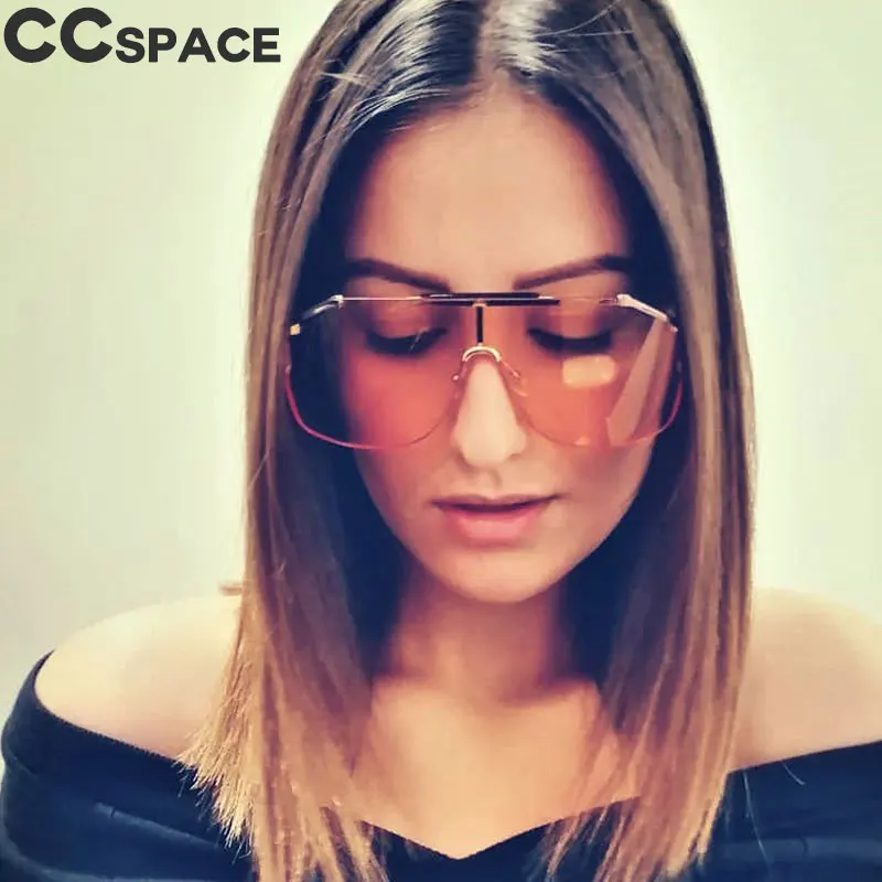 Goggle One Lens солнцезащитные очки для мужчин и женщин модные градиентные Оттенки UV400