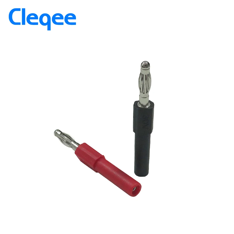 Cleqee P7021 2 шт. 4 мм Штекерный разъем типа банан для динамиков тестовые зонды
