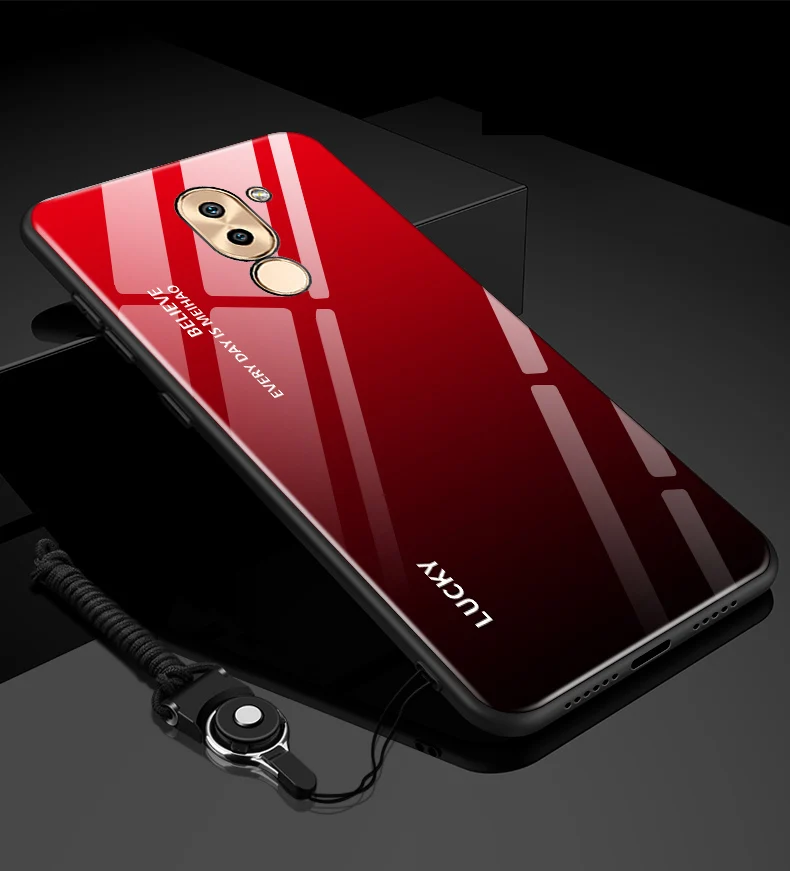 Чехол из закаленного стекла для huawei GR5 чехол для huawei GR 5 GR52017 Мягкий силиконовый чехол для телефона - Цвет: A1