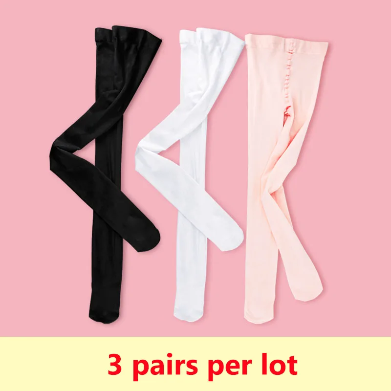 Children Girls Ballet Dance Tights Kids Adult Nylon Leggings Gymnastics Dance Ballet Pantyhose 80D 3 Pairs or 2 pairs