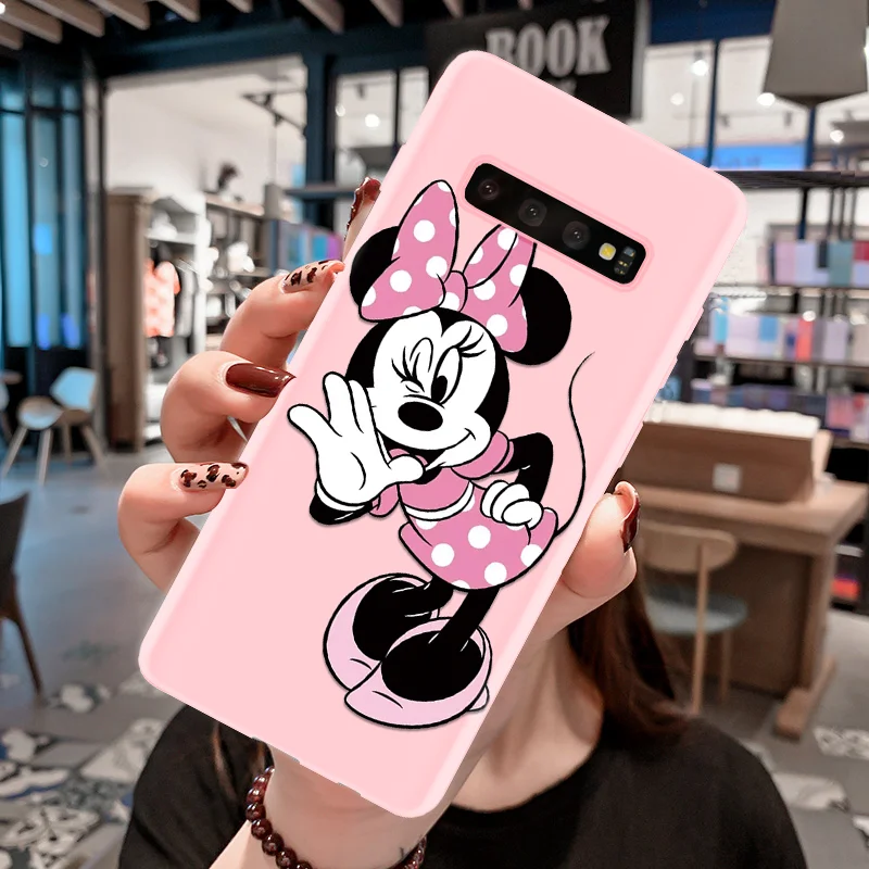 minizbs Карамельный Цвет крышки для samsung Galaxy S10 S8 S9 плюс S10e S7 край A70 A50 A40 A8 A7 J4 J6 плюс J5 J7 Prime мягкий чехол - Цвет: minizbs