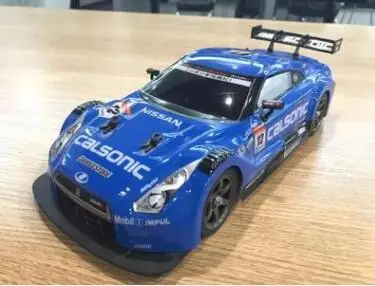 GTR blue Радиоуправляемый автомобиль 4WD Дрифт гоночный автомобиль Чемпионат 2,4G внедорожный Радиоуправляемый автомобиль электронные игрушки для хобби - Цвет: GTR blue
