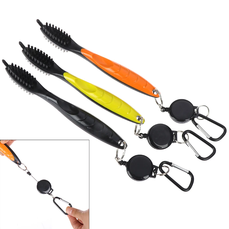 

Golf Club Brush Golf Groove Cleaning Brush 2 Sided Golf Putter Wedge Ball Groove Cleaner Kit Cleaning Tool Gof Accessories